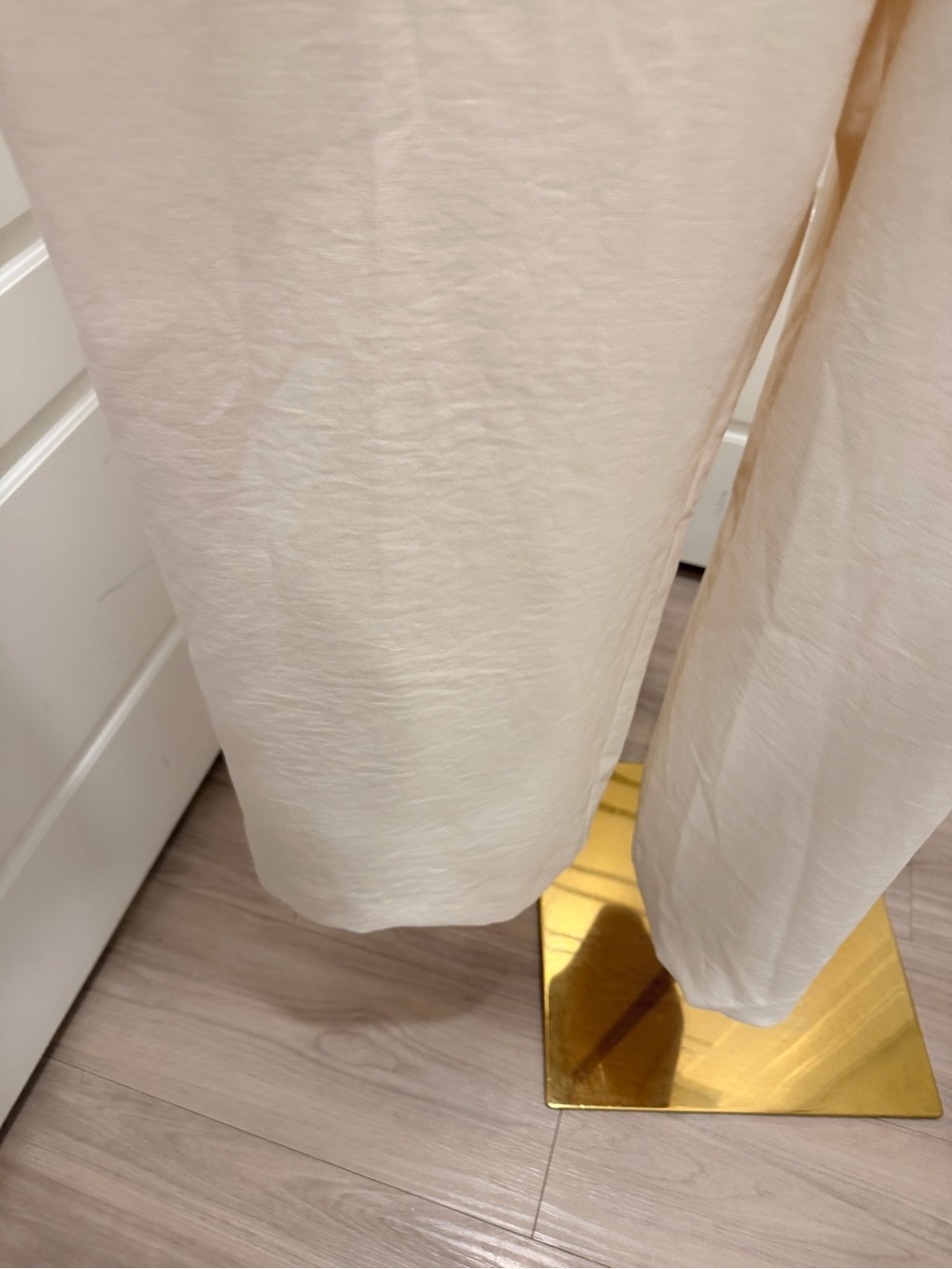 Zara Ivory Cap-Sleeve Wide-Leg Jumpsuit with Statement Belt - Picture 7 of 9